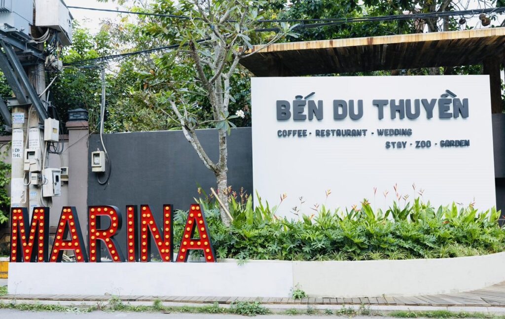 Bến du thuyền Long Phước Quận 9: The Marina Khu sinh thái Cafe Sài Gòn